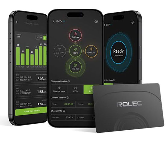 شاحن سيارات كهربائية منزلي Rolec EVO