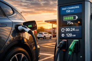 مدة شحن السيارة الكهربائية حسب البطارية والشاحن